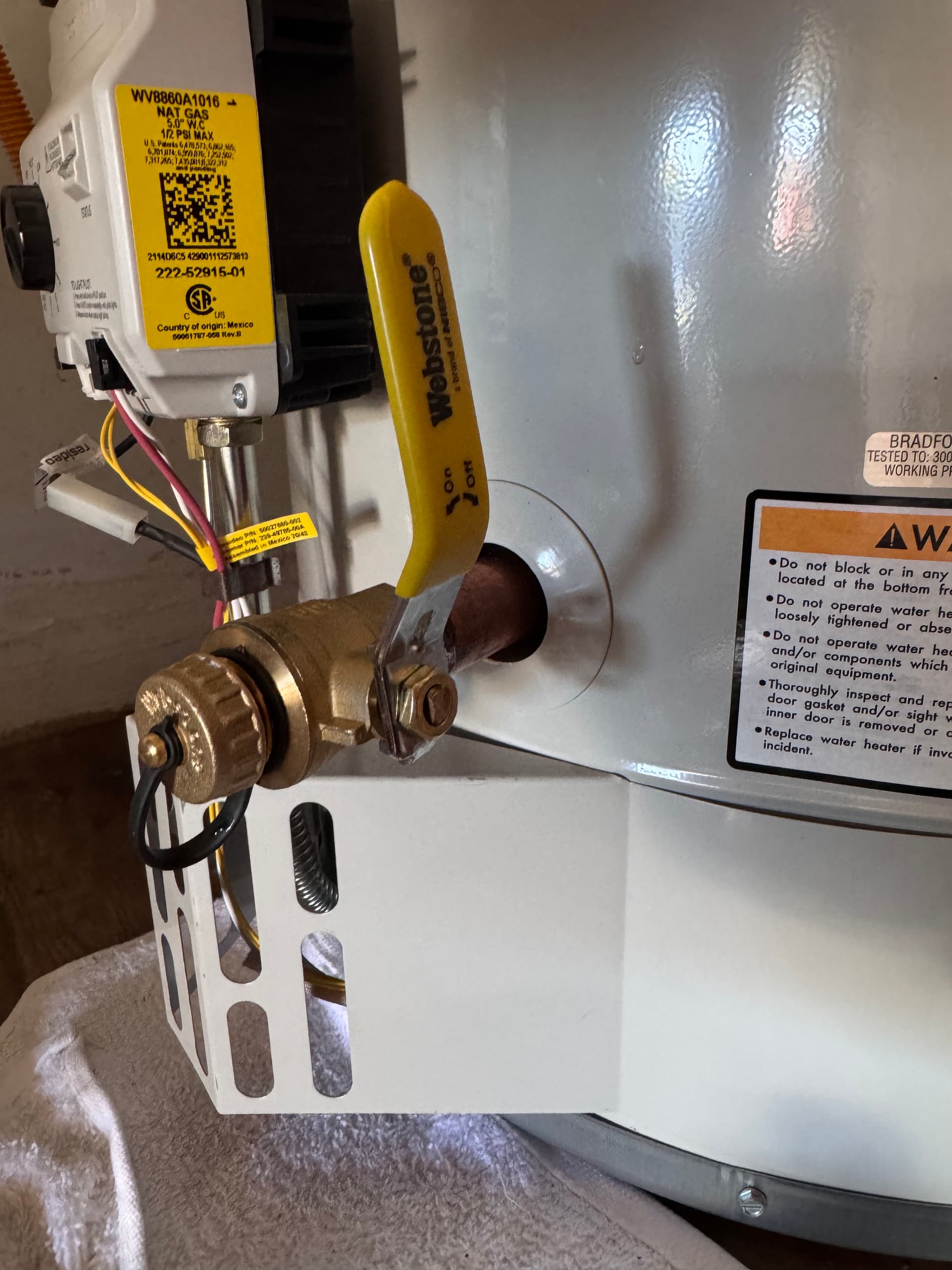 Water Heater Flush and Drain Valve Upgrade on a Hard Water System image