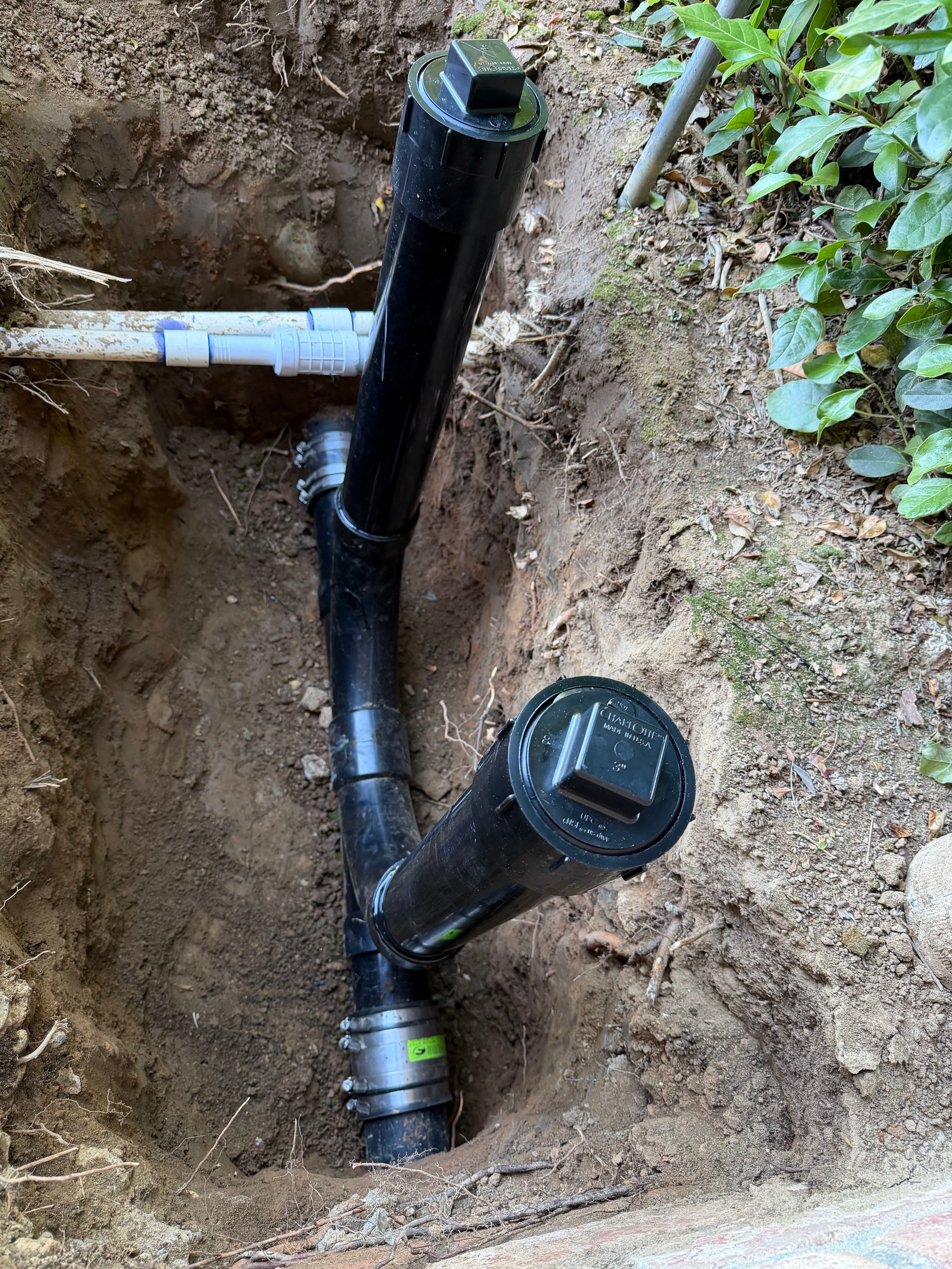 Project Rusted Cast Iron Cleanout Replaced with New ABS Two-Way in Sacramento image