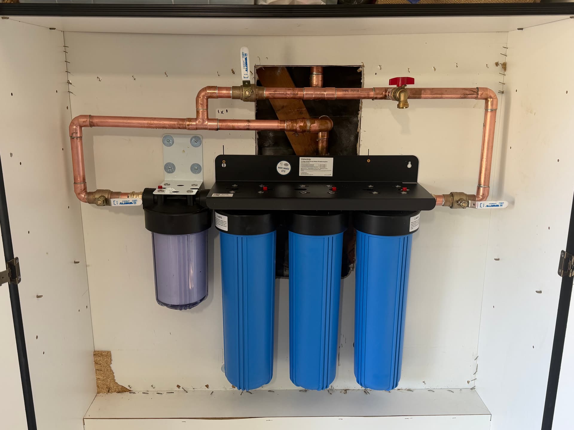 Whole House Water Filtration System Install in Rancho Murieta image