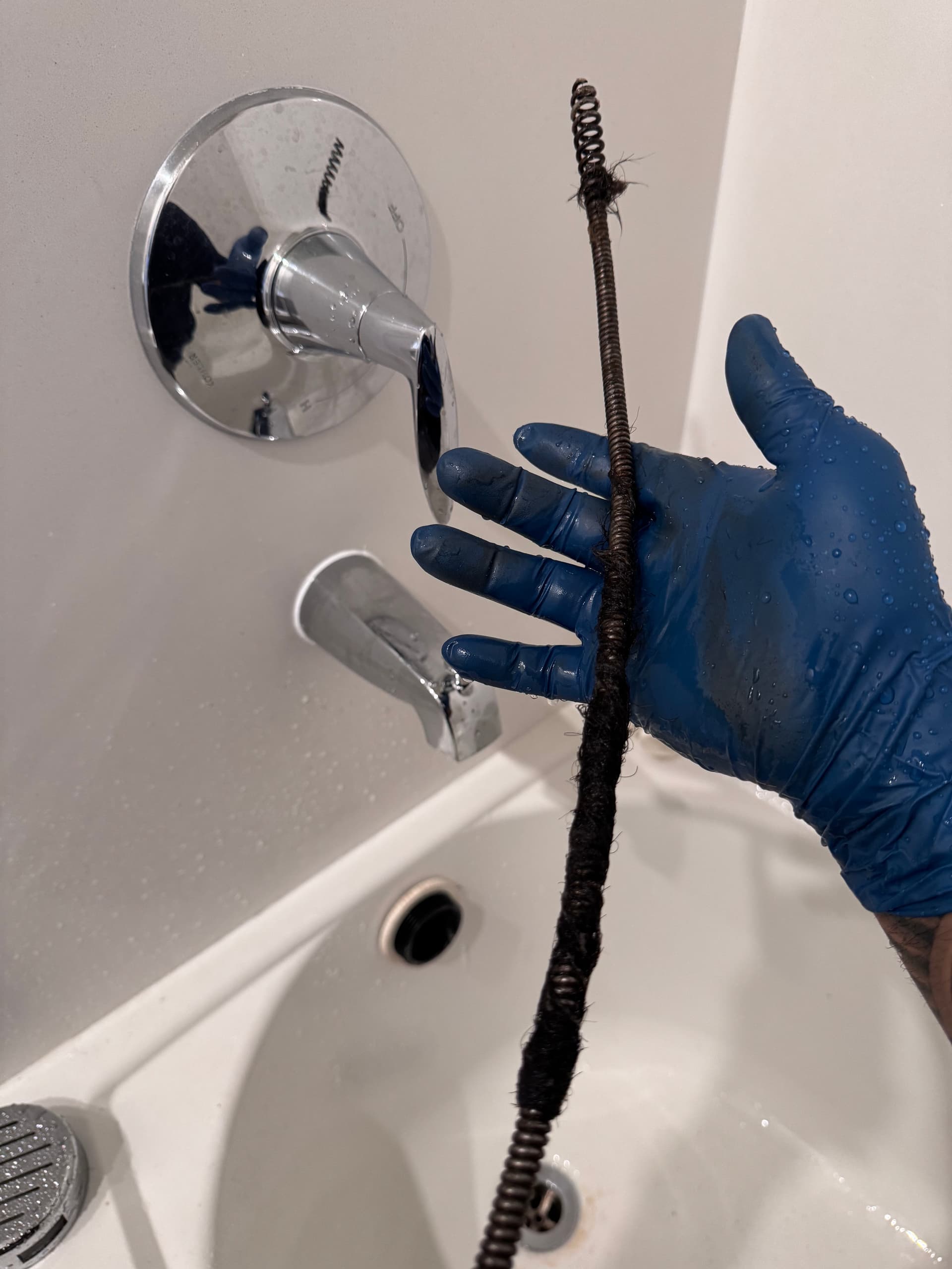 Stubborn Shower Drain Clog Another Plumber Couldn't Clear image
