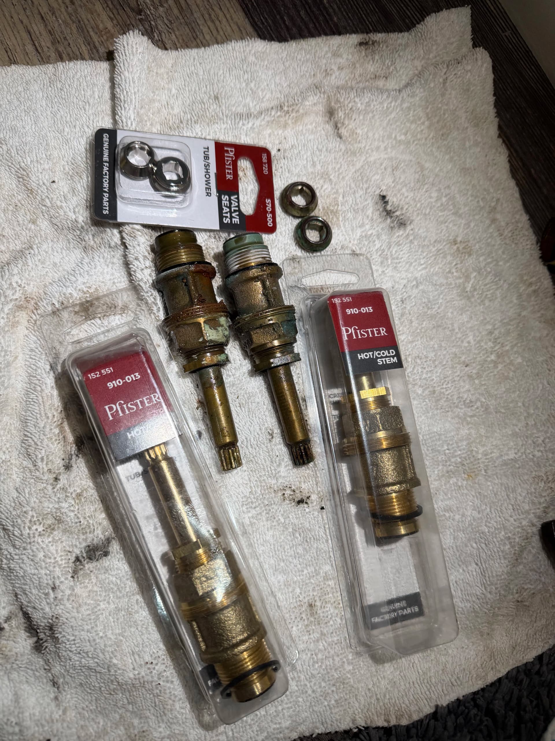Leaking Pfister Shower Valve Fixed With Genuine Replacement Parts image